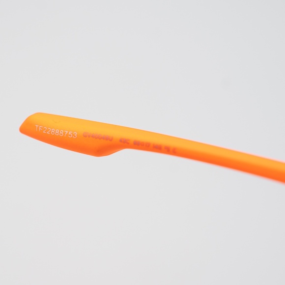 Givenchy Eyewear Giv Cut Shield Sunglasses GV40049U 43C Orange Unisex - Picture 8 of 10